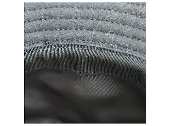 Cappello bucket in lana da uomo Hermès Blu navy - vista 8