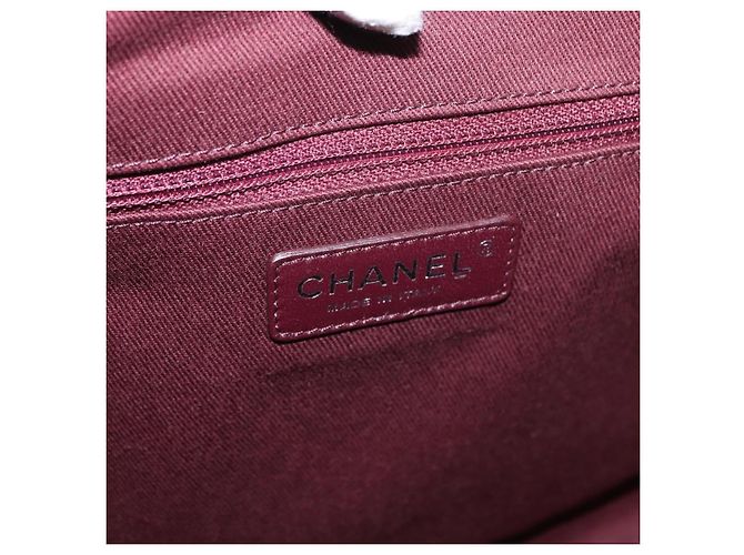 Borsa a bowling convertibile in catena Chanel in vitello intrecciato piccola Verde - vista 6