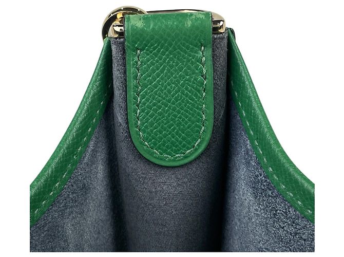 Borsa Tote Evelyne 1 GM di Hermès Blu - vista 8