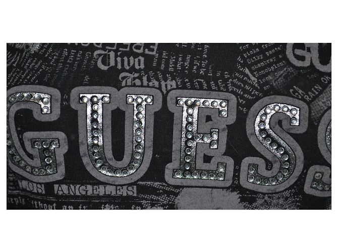 Regata Guess com strass de algodão Multicor - vista 2