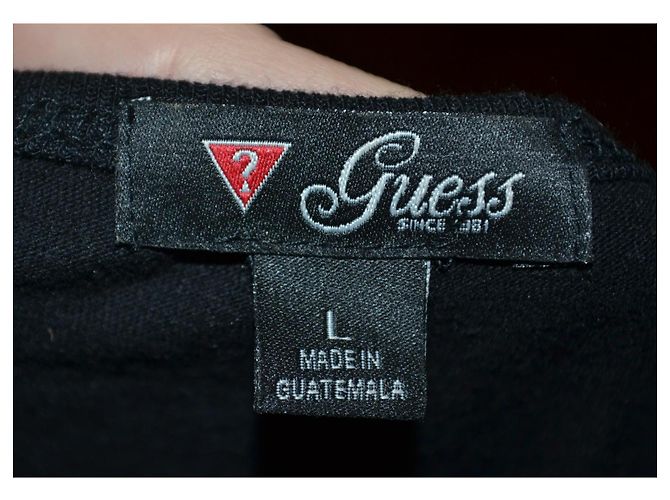 Regata Guess com strass de algodão Multicor - vista 5