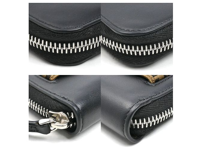 Fendi FF Zip-Around Wallet Black - view 6