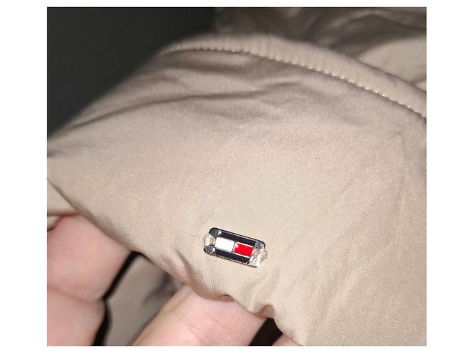 Abrigo de Plumas para Mujer Tommy Hilfiger talla L Nuevo Beige Carne - vista 12