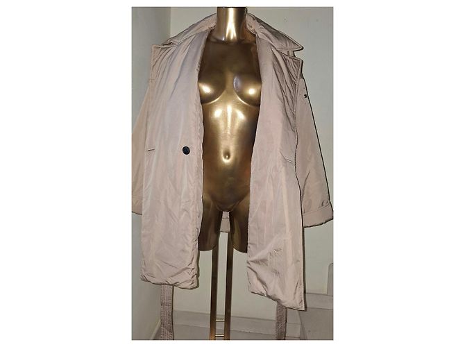 Abrigo de Plumas para Mujer Tommy Hilfiger talla L Nuevo Beige Carne - vista 16