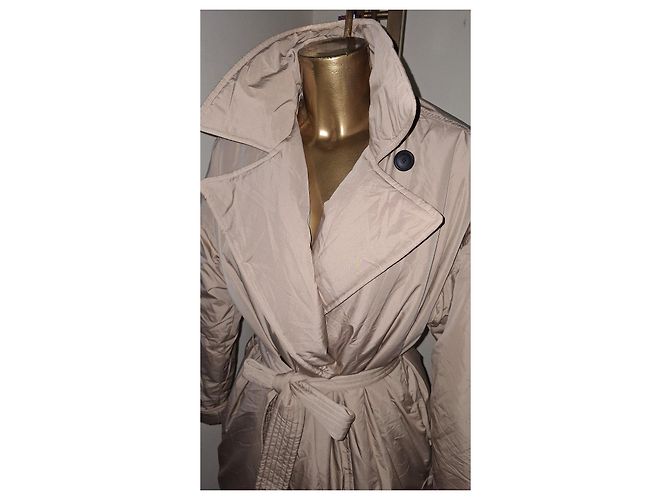 Abrigo de Plumas para Mujer Tommy Hilfiger talla L Nuevo Beige Carne - vista 2