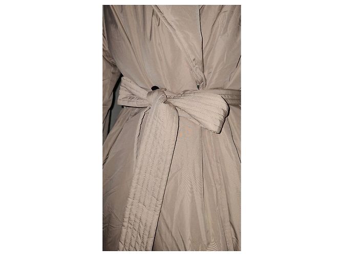Abrigo de Plumas para Mujer Tommy Hilfiger talla L Nuevo Beige Carne - vista 3