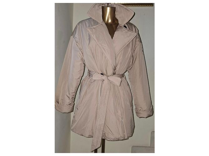 Abrigo de Plumas para Mujer Tommy Hilfiger talla L Nuevo Beige Carne - vista 6