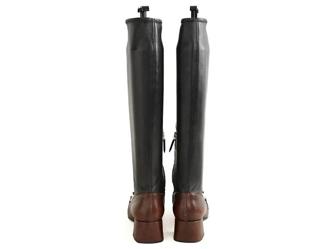 Prada Botas de cuero marrón Castaño - vista 2