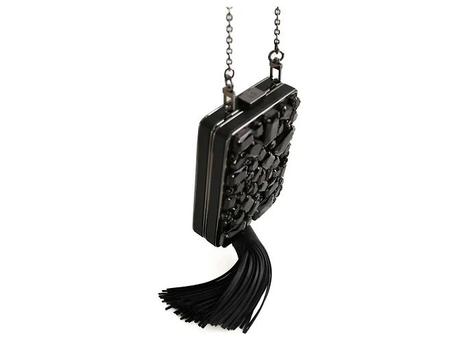 Tory Burch Borsa a tracolla in pelle nera Nero - vista 2