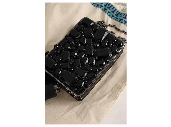 Tory Burch Borsa a tracolla in pelle nera Nero - vista 8