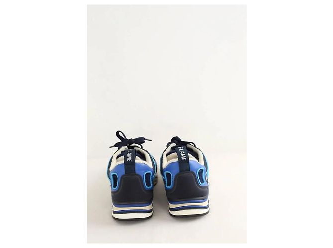 Sandro Blaue Leder-Sneaker - Ansicht 2