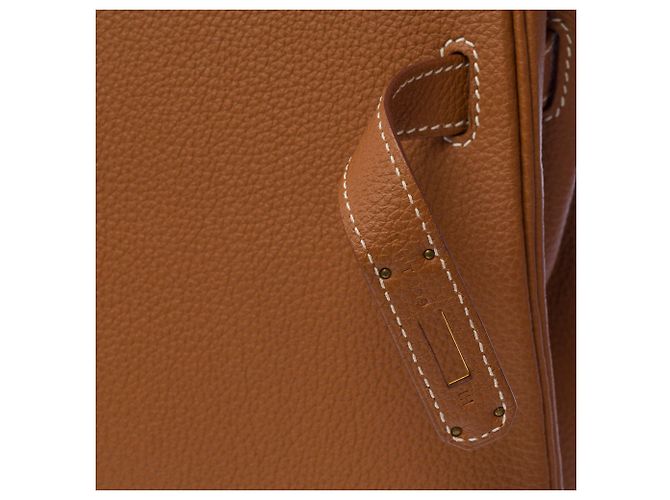 Hermès Borsa HERMES Kelly 32 in Pelle Dorata - 103188 D'oro - vista 7