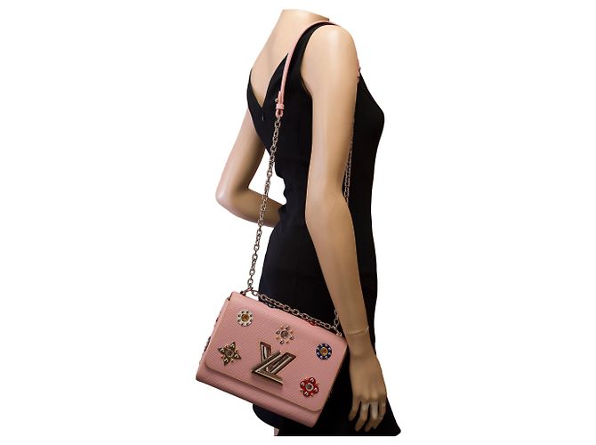 Borsa LOUIS VUITTON Twist in Pelle Rosa - 103189 - vista 13