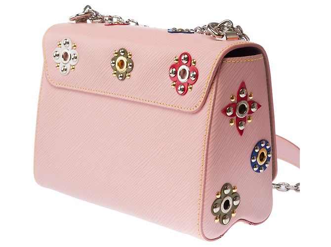 Borsa LOUIS VUITTON Twist in Pelle Rosa - 103189 - vista 6