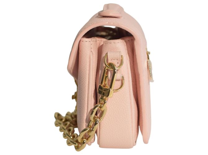 Bolsa de couro rosa pó Monogram Empreinte Giant Pochette Métis da Louis Vuitton - vista 4