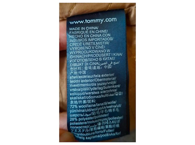 Abrigo largo Tommy Hilfiger Camello - vista 17