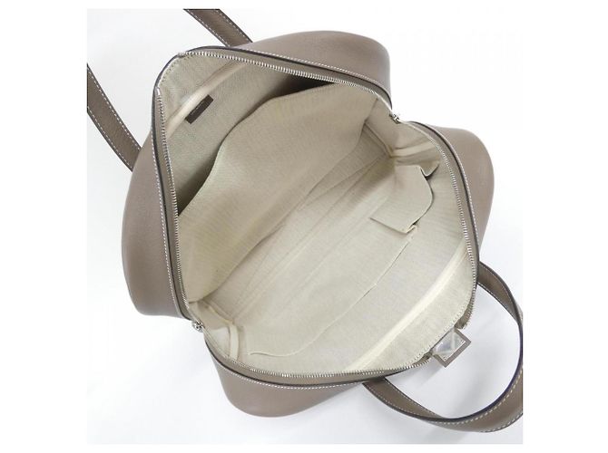 Borsa Hermès Victoria II 12H Taupe - vista 8