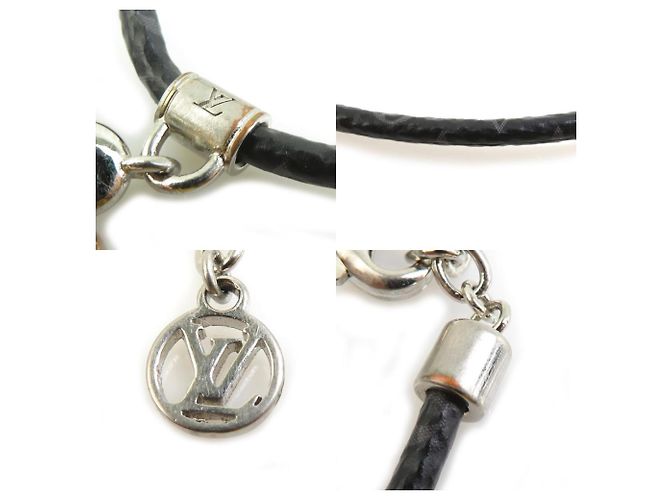 Bracciale Charm Vivienne Amour di Louis Vuitton Nero Argento D'oro - vista 5