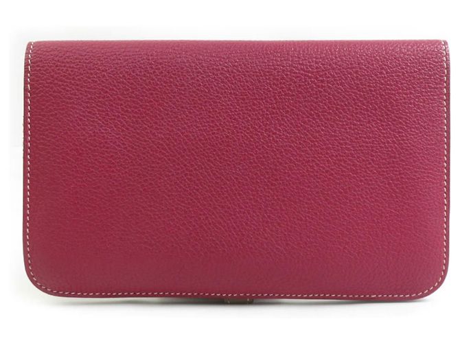 Hermès Cartera Larga Dogon GM Togo Hermes Gris pardo - vista 2