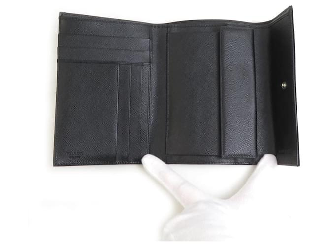 Billetera plegable Prada Negro - vista 3