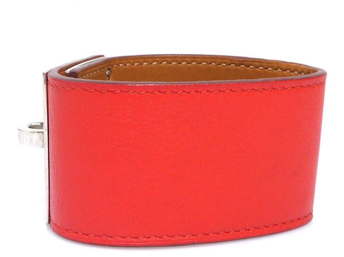 Pulseira Charm de Cão Kelly Hermès Prata Vermelho - vista 2
