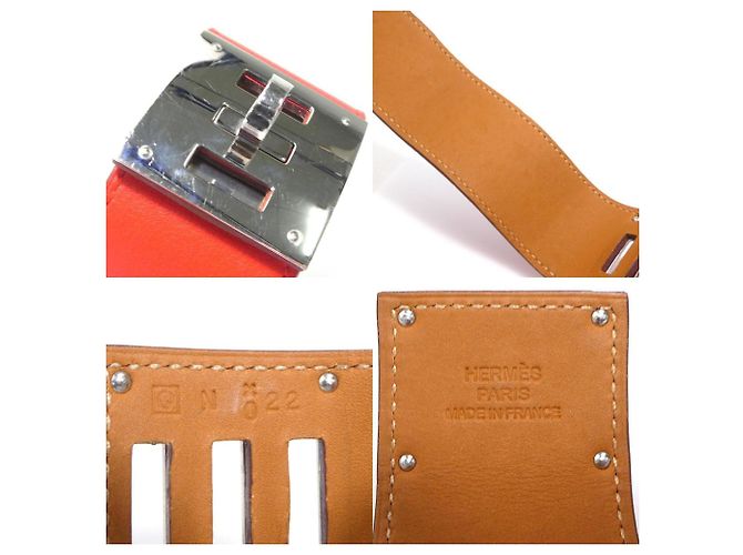 Pulseira Charm de Cão Kelly Hermès Prata Vermelho - vista 5
