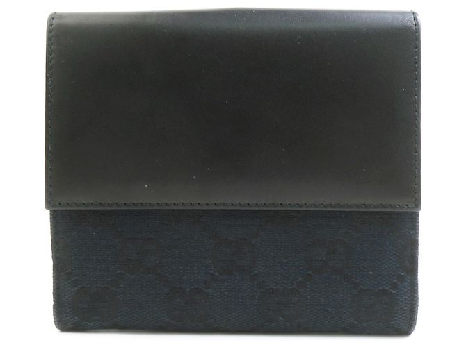Gucci Jackie GG Canvas/Leder Bifold Geldbörse Schwarz - Ansicht 2