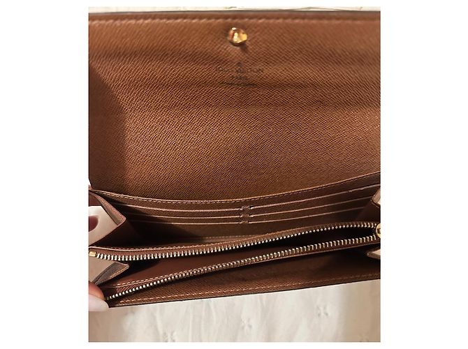 Louis Vuitton Sarah Cartera Monogram Marrón Castaña - vista 5