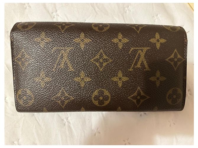Louis Vuitton Sarah Cartera Monogram Marrón Castaña - vista 7