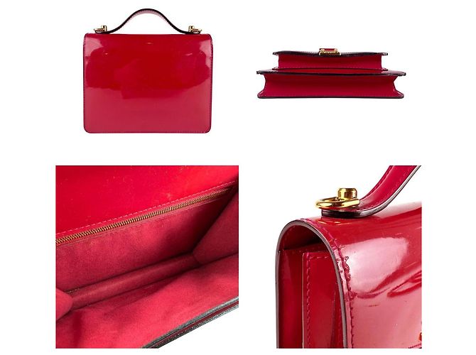 Borsa Monceau BB in Monogram Vernis di Louis Vuitton Rosa - vista 3