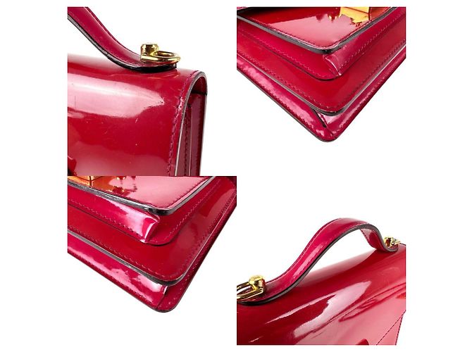 Borsa Monceau BB in Monogram Vernis di Louis Vuitton Rosa - vista 4