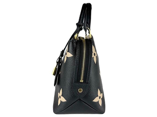 Borsa Petit Palais PM in Empreinte Louis Vuitton Nero Beige - vista 2