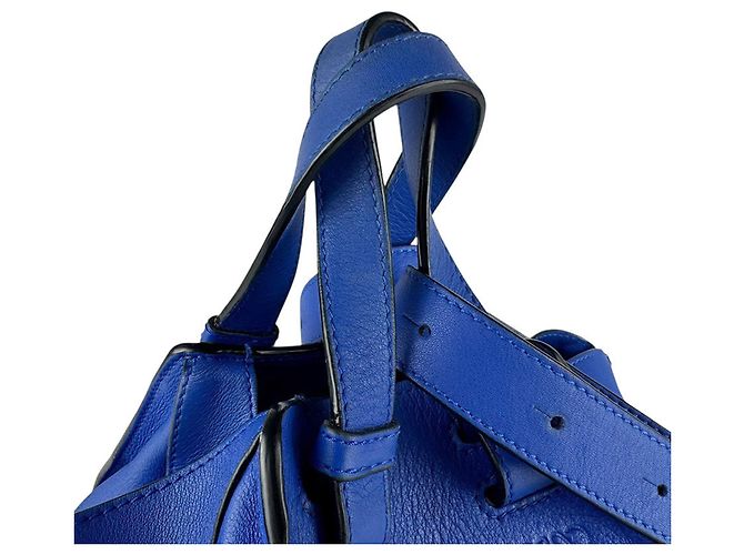 Borsa in pelle Hammock Loewe Blu - vista 2