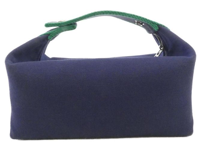 Pochette Hermès Bride A Black PM Nero Blu - vista 2