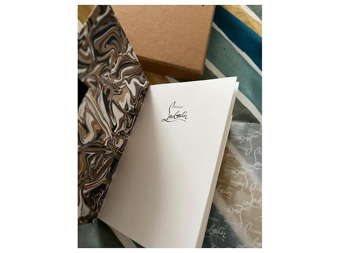 Carnet Christian Louboutin Marron - vue 2