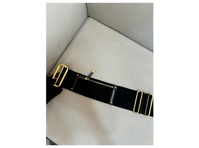 Cintura Pouch Saddle di Dior Nero - vista 3