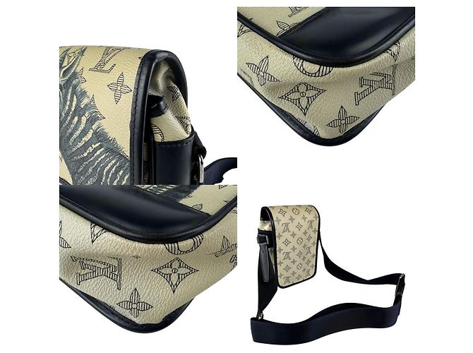 Borsa a Spalla Savannah BB Monogramma Louis Vuitton Crudo Blu navy - vista 4