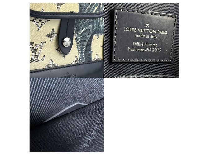 Borsa a Spalla Savannah BB Monogramma Louis Vuitton Crudo Blu navy - vista 5