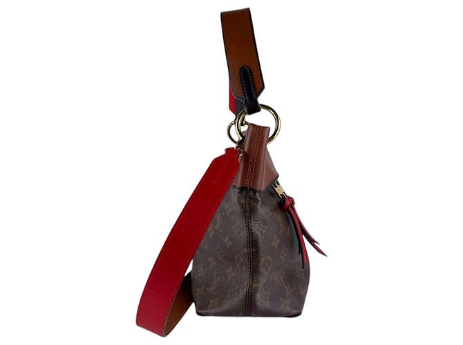 Borsa a Spalla Besace Tuileries Monogram Louis Vuitton Marrone Rosso - vista 2