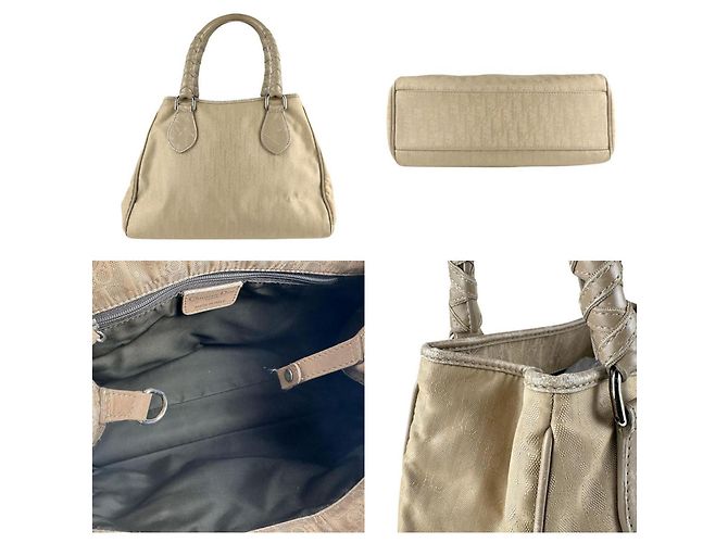 Borsa in nylon Christian Dior per donne Beige - vista 3