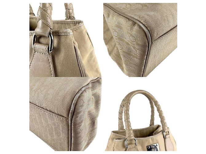 Borsa in nylon Christian Dior per donne Beige - vista 4
