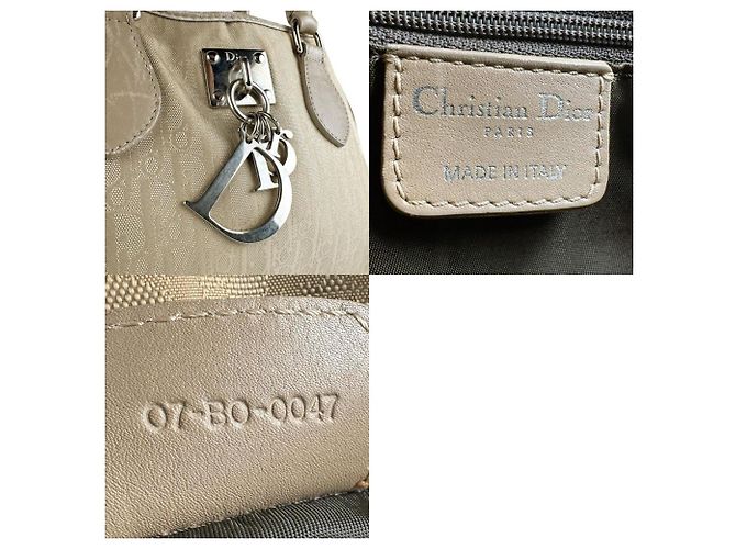 Borsa in nylon Christian Dior per donne Beige - vista 5