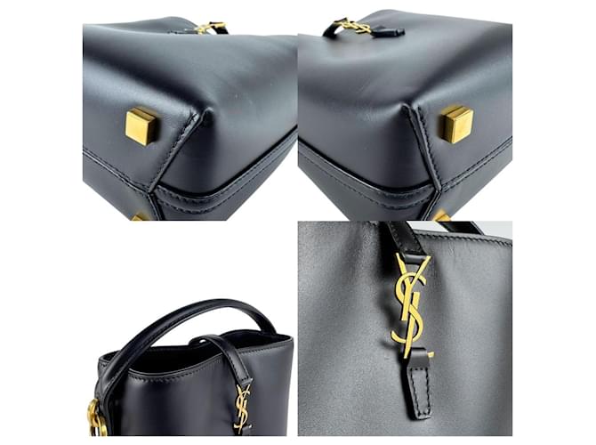 Mini borsa a secchiello Le 37 di Saint Laurent Nero - vista 4