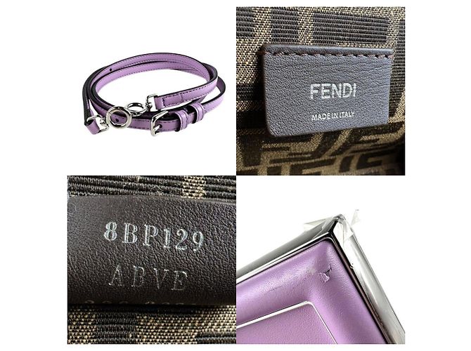 Borsa a Spalla Fendi First Small Porpora - vista 5