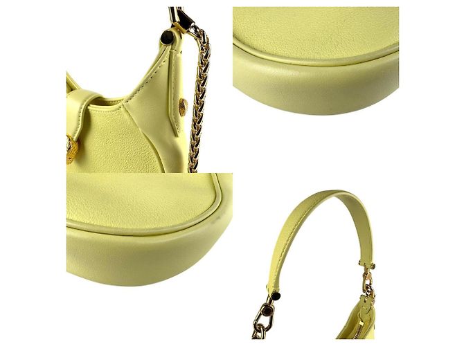 Bulgari Borsa a Spalla Serpenti Bvlgari D'oro Giallo - vista 4