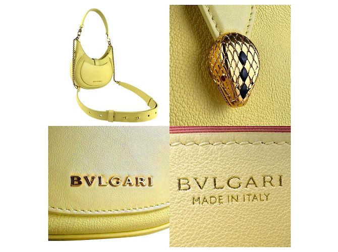 Bulgari Borsa a Spalla Serpenti Bvlgari D'oro Giallo - vista 5