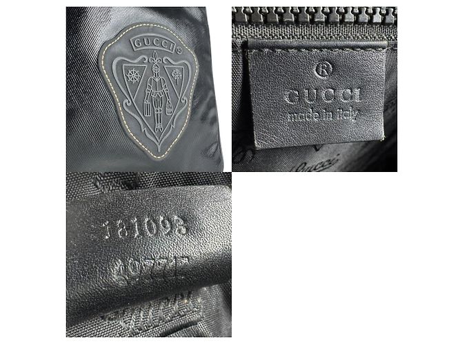 Borsa a Spalla in PVC Nera Gucci Nero - vista 5