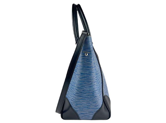 Borsa a spalla Louis Vuitton Phoenix MM Nero Blu - vista 2
