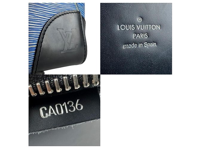 Borsa a spalla Louis Vuitton Phoenix MM Nero Blu - vista 5