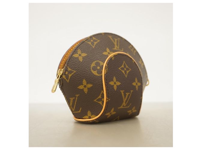 Pochette Mini Ellipse Monogramma Louis Vuitton Marrone - vista 2